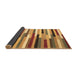 Sideview of Abstract Brown Contemporary Rug, con1579brn