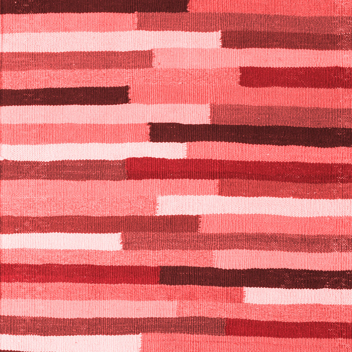 Machine Washable Abstract Red Contemporary Rug, wshcon1579red