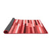 Abstract Red Contemporary Area Rugs