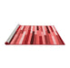 Contemporary Red Washable Rugs