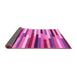 Sideview of Abstract Pink Contemporary Rug, con1579pnk