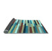 Sideview of Abstract Light Blue Contemporary Rug, con1579lblu