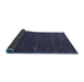 Sideview of Abstract Blue Contemporary Rug, con157blu