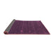 Sideview of Abstract Purple Contemporary Rug, con157pur