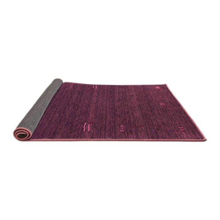 Sideview of Abstract Pink Contemporary Rug, con157pnk