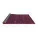 Sideview of Abstract Pink Contemporary Rug, con157pnk