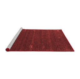 Contemporary Red Washable Rugs