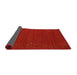 Thickness of Contemporary Neon Red Modern Rug, con158