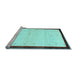 Sideview of Machine Washable Solid Light Blue Modern Rug, wshcon1580lblu