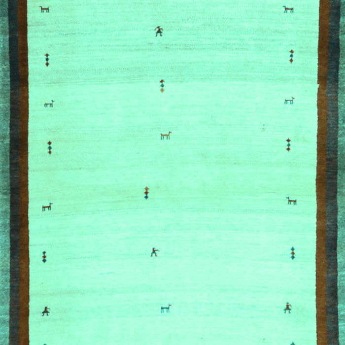 Solid Turquoise Modern Rug, con1580turq
