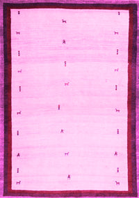 Solid Pink Modern Rug, con1580pnk