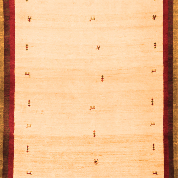 Solid Orange Modern Rug, con1580org