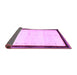 Sideview of Solid Purple Modern Rug, con1580pur