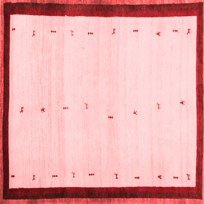 Solid Red Modern Rug, con1580red