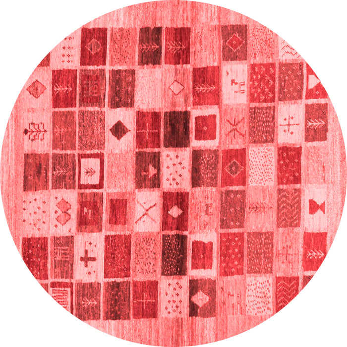 Abstract Red Contemporary Rug, con1581red