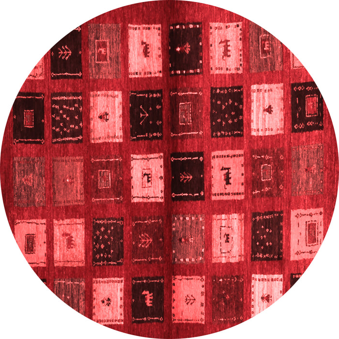 Machine Washable Abstract Red Contemporary Rug, wshcon1582red