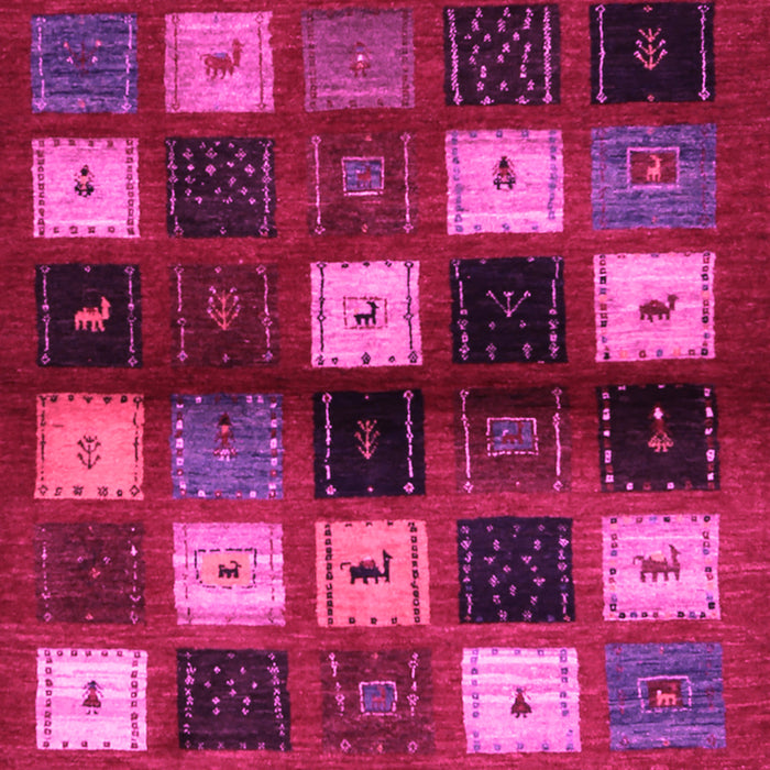 Abstract Pink Contemporary Rug, con1582pnk