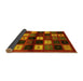 Sideview of Abstract Yellow Contemporary Rug, con1582yw