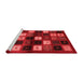 Contemporary Red Washable Rugs