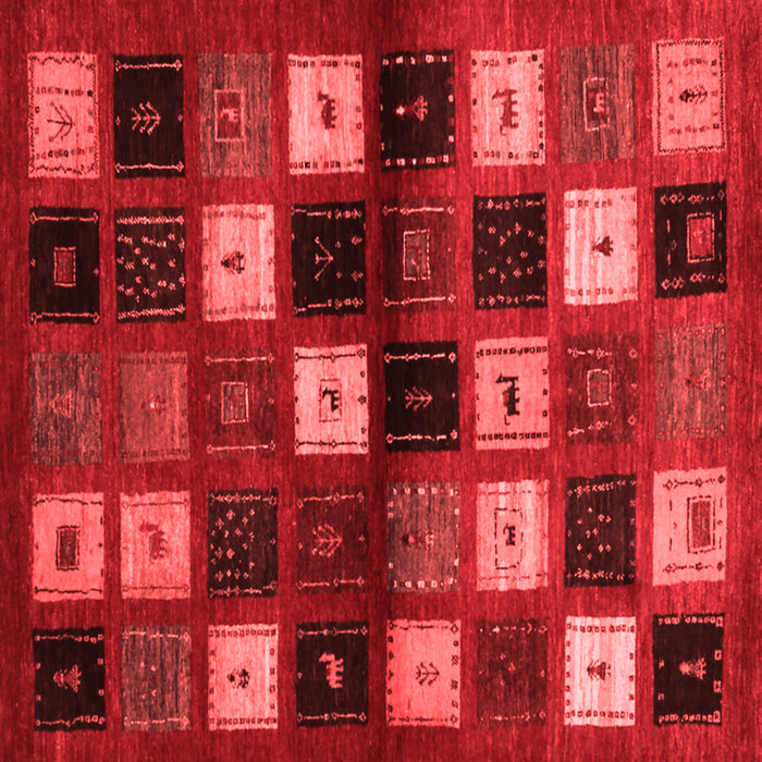 Abstract Red Contemporary Rug, con1582red