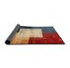 Thickness of Contemporary Camel Brown Modern Rug, con1583