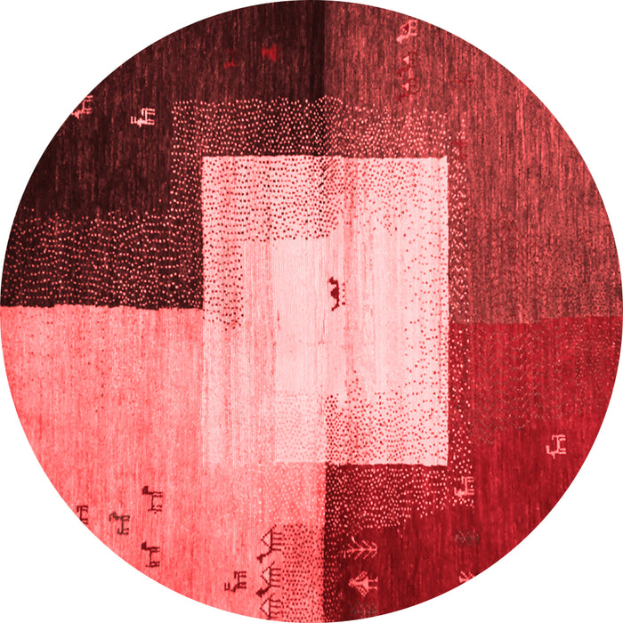 Machine Washable Abstract Red Contemporary Rug, wshcon1583red