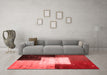 Contemporary Red Washable Rugs