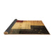 Sideview of Abstract Brown Contemporary Rug, con1583brn