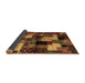 Sideview of Abstract Brown Contemporary Rug, con1584brn