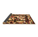 Sideview of Abstract Brown Contemporary Rug, con1585brn