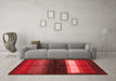 Contemporary Red Washable Rugs