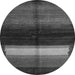 Machine Washable Abstract Gray Contemporary Rug, wshcon1586gry