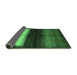 Sideview of Abstract Emerald Green Contemporary Rug, con1586emgrn