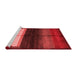 Contemporary Red Washable Rugs