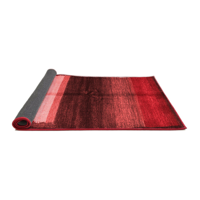 Abstract Red Contemporary Area Rugs