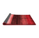 Abstract Red Contemporary Area Rugs