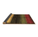 Sideview of Abstract Brown Contemporary Rug, con1586brn