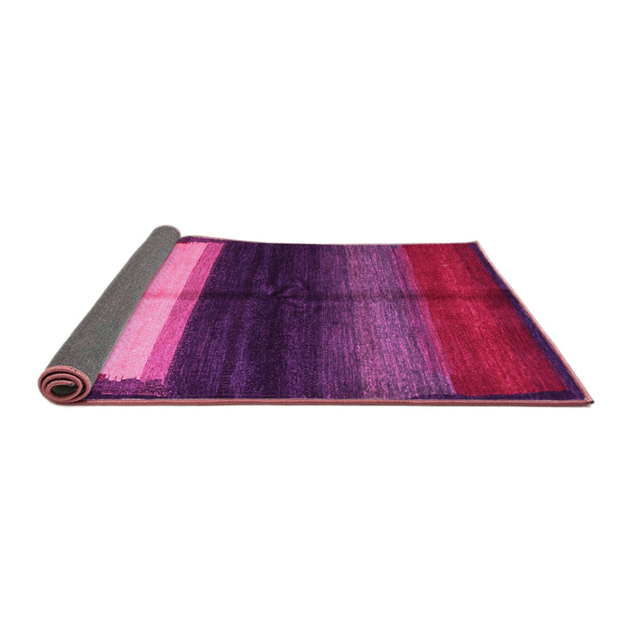 Sideview of Abstract Pink Contemporary Rug, con1586pnk