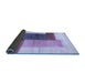 Sideview of Abstract Blue Contemporary Rug, con1587blu