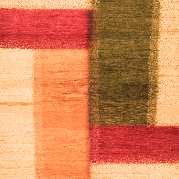 Abstract Orange Contemporary Rug, con1587org