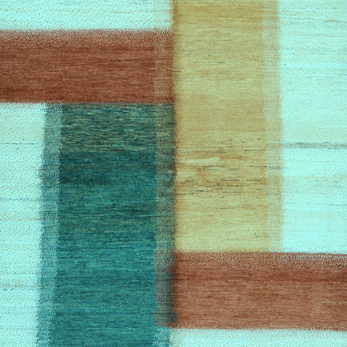 Abstract Light Blue Contemporary Rug, con1587lblu