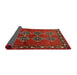 Thickness of Contemporary Sienna Brown Modern Rug, con1588