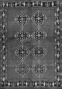 Abstract Gray Contemporary Rug, con1588gry