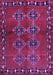 Abstract Purple Contemporary Rug, con1588pur