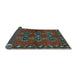 Sideview of Abstract Light Blue Contemporary Rug, con1588lblu