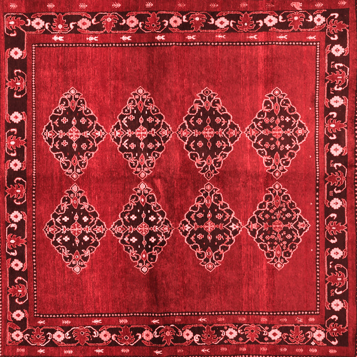 Machine Washable Abstract Red Contemporary Rug, wshcon1588red