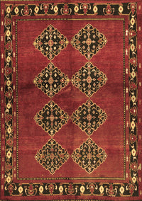 Abstract Brown Contemporary Rug, con1588brn