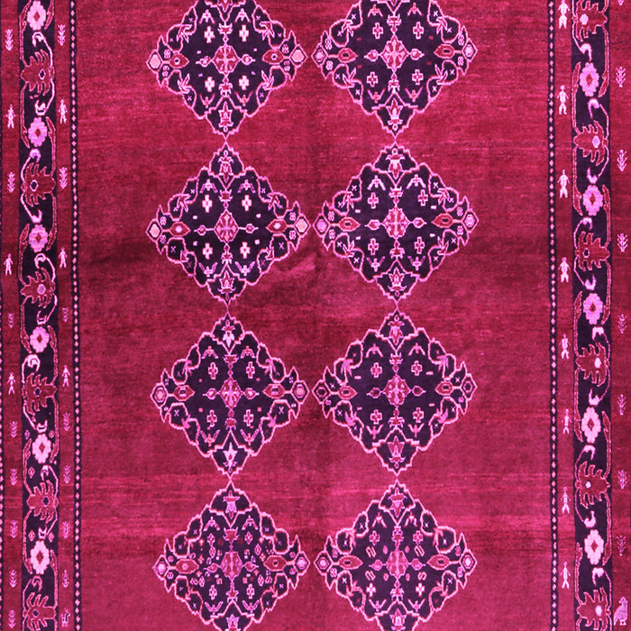 Abstract Pink Contemporary Rug, con1588pnk