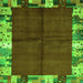 Serging Thickness of Abstract Green Contemporary Rug, con1589grn