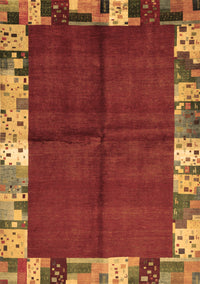 Abstract Brown Contemporary Rug, con1589brn